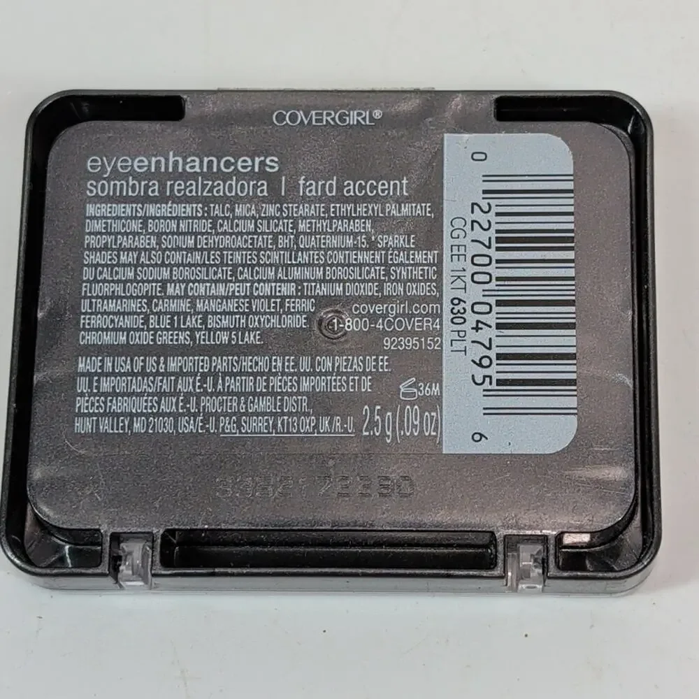 Covergirl Eye Enhancers Eye Shadow Single in Platina 630 - 2.5g (.09oz) NIP